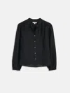 Alex Mill Ali Top In Linen In Black