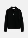 Alex Mill Cashmere Alice Polo Sweater In Black