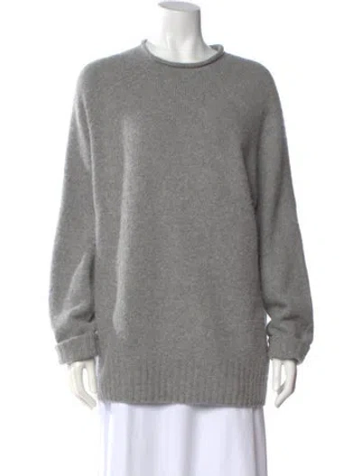 Pre-owned Alex Mill Alpaca Crew Neck Sweater In Gray