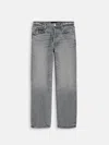 Alex Mill Am Relaxed Straight 5 Pocket Jean In Gray