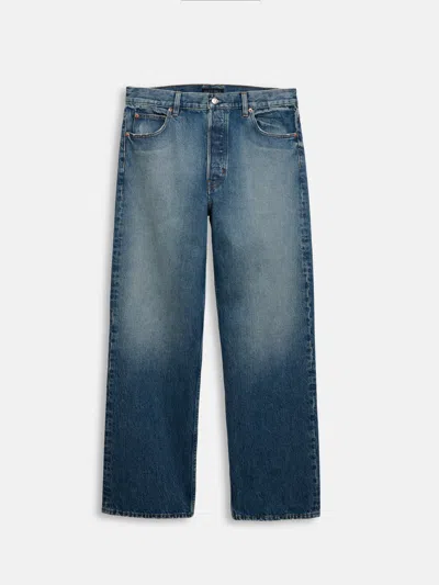 Alex Mill Am Relaxed Straight 5 Pocket Jean In Antique Indigo