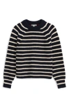 Alex Mill Amalie Stripe Cotton & Cashmere Sweater
