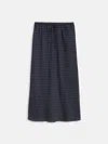 Alex Mill Amelia Polka Dot Skirt In Silk In Blue