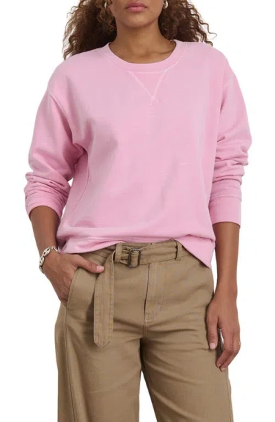 Alex Mill Andersen Cotton Blend Sweatshirt In Flamingo