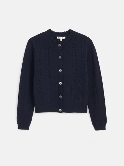 Alex Mill Annalise Sweater In Wool In Blue