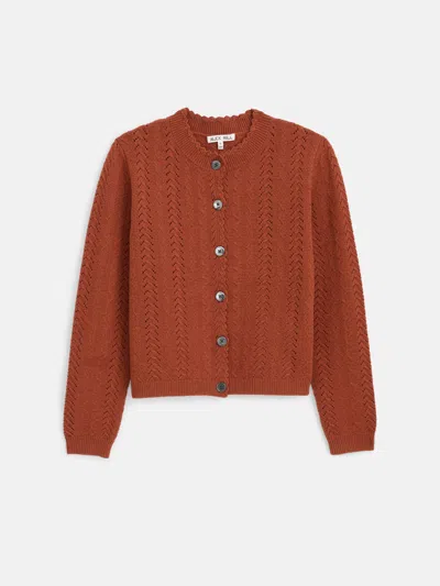 Alex Mill Annalise Sweater In Wool In Brown