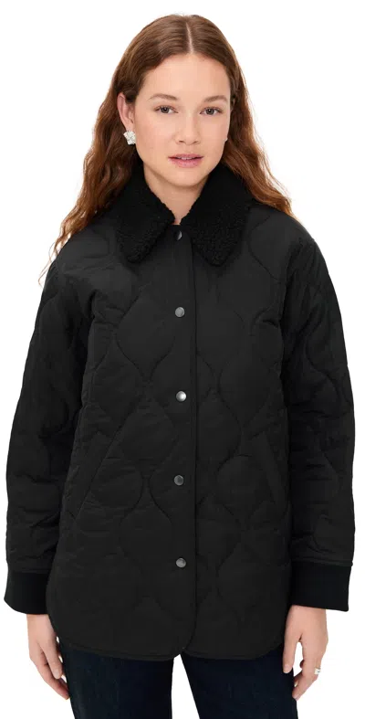 Alex Mill Anne Quilted Jacket In Nylon Black