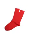 Alex Mill Anonymousism Brilliant Crew Sock In Red
