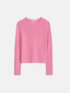 Alex Mill Ava Crewneck Sweater In Extra Fine Merino In Pink