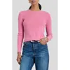 Alex Mill Ava Crewneck Sweater In Extra Fine Merino In Pink