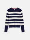 Alex Mill Ava Striped Sweater Tee In Navy/white