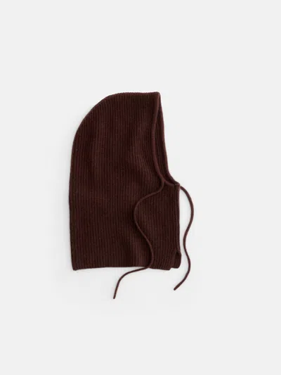 Alex Mill Balaclava In Cashmere In Espresso