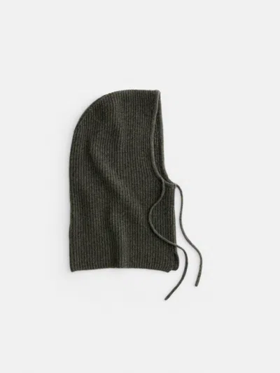 Alex Mill Balaclava In Cashmere In Heather Olive