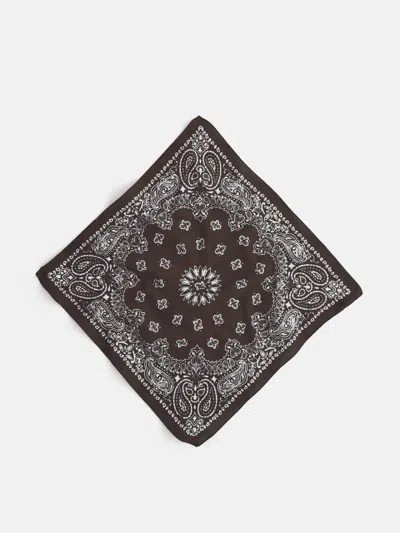 Alex Mill Bandana In Cotton Voile In Brown