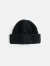 Alex Mill Beanie In Brushed Cashmere In Black
