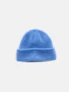 Alex Mill Beanie In Brushed Cashmere In Blue