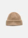 Alex Mill Beanie In Brushed Cashmere In Brown
