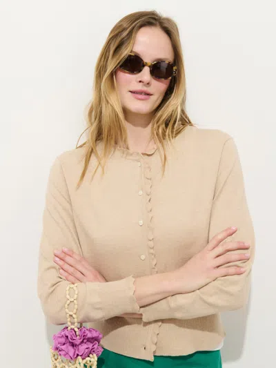 Alex Mill Bella Cardigan In Cotton Cashmere In Brown