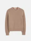 Alex Mill Benji Crew Neck Sweater In Heather Camel