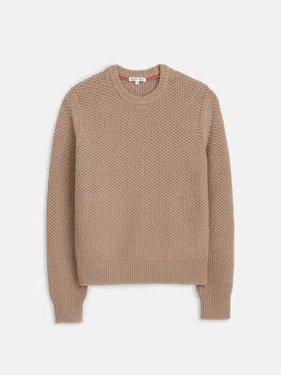 Alex Mill Benji Crew Neck Sweater In Heather Camel