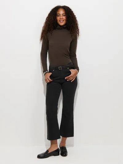 Alex Mill Bessette Mid-rise Jean In Corduroy In Black