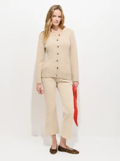 Alex Mill Bessette Mid-rise Jean In Corduroy In Neutral