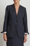 Alex Mill Janine Blazer In Twill In Washed Black