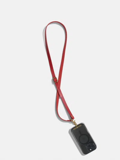 Alex Mill Billykirk X   Leather Phone Lanyard In Black