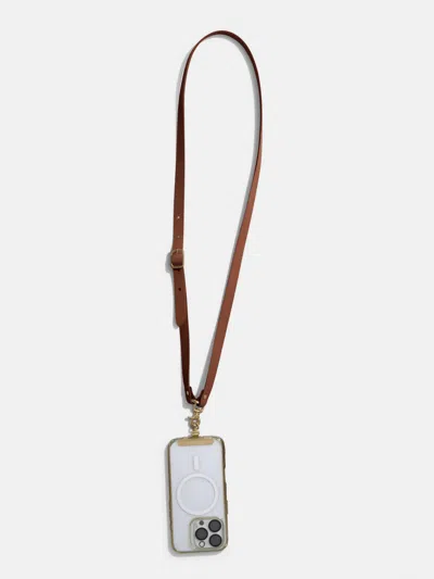 Alex Mill Billykirk X   Leather Phone Lanyard In Brown