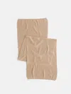 Alex Mill Blanket Scarf In Cotton Cashmere In Cornsilk