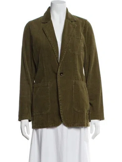 Pre-owned Alex Mill Blazer In Green