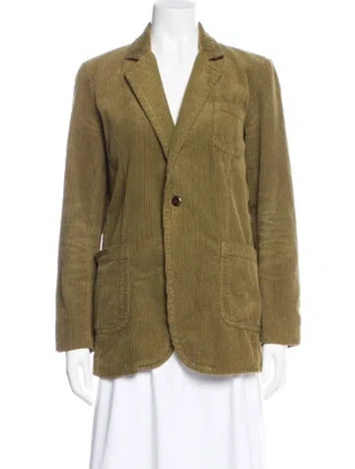 Pre-owned Alex Mill Blazer In Green