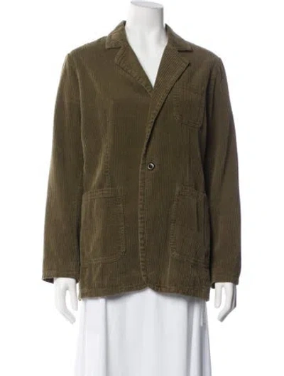 Pre-owned Alex Mill Blazer In Green