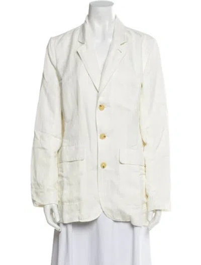 Pre-owned Alex Mill Blazer In White