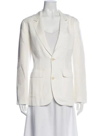 Pre-owned Alex Mill Blazer In White