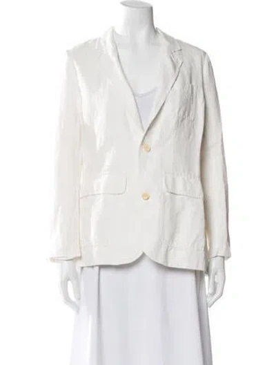 Pre-owned Alex Mill Blazer In White