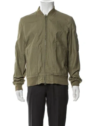 Pre-owned Alex Mill Bomber Jacket In Green