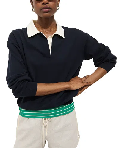 Alex Mill Bond St Polo Sweater In Black