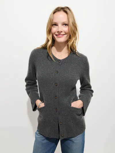 Alex Mill Bordeaux Cardigan In Cashmere In Gray