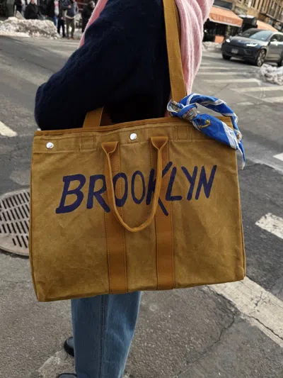Alex Mill Borough Painted Perfect Weekend Tote In Brown