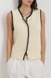 Alex Mill Bridget Tipped Sweater Vest