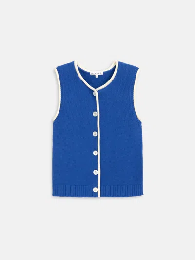 Alex Mill Bridget Tipped Vest In Cotton