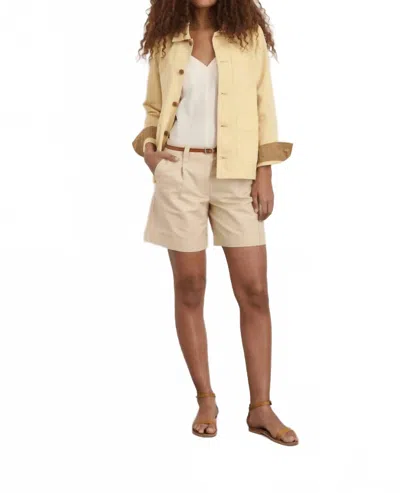Alex Mill Britt Work Jacket In Beige In Animal Print