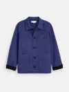 Alex Mill Britt Work Jacket In Herringbone In Blue