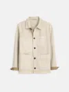 Alex Mill Britt Work Jacket In Herringbone In Putty