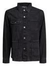 Alex Mill Button-fastening Cargo-pocket Jacket In Gray