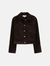 Alex Mill Camden Cotton-corduroy Jacket In Chocolate