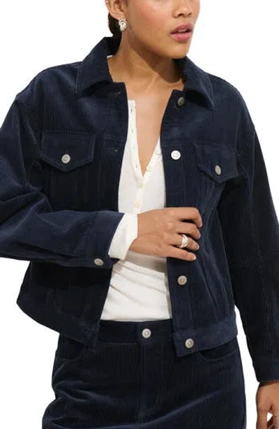 Alex Mill Camden Rider Corduroy Jacket In Blue