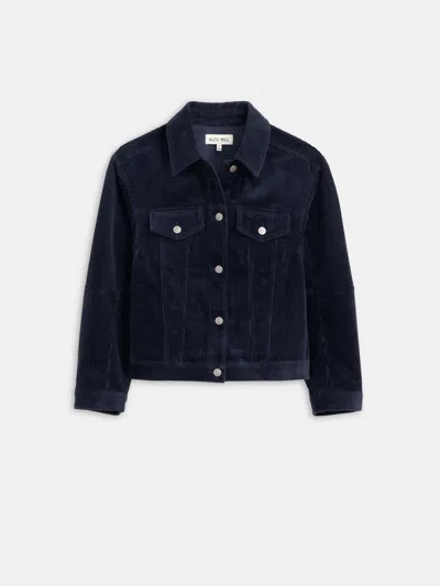 Alex Mill Camden Rider Jacket In Corduroy In Blue