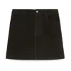 Alex Mill Camden Skirt In Corduroy In Chocolate